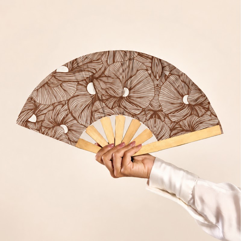 [NOR-PIN-STD-FLW] Leque Flowers Lineal Choco Standard