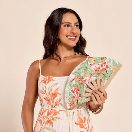 Leque Tropical Acuarela Pocket